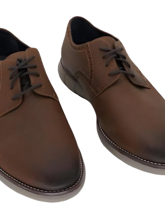 Johnston & Murphy Milson Wingtip Oxford Dress Shoes Brown 8.5M main image 4